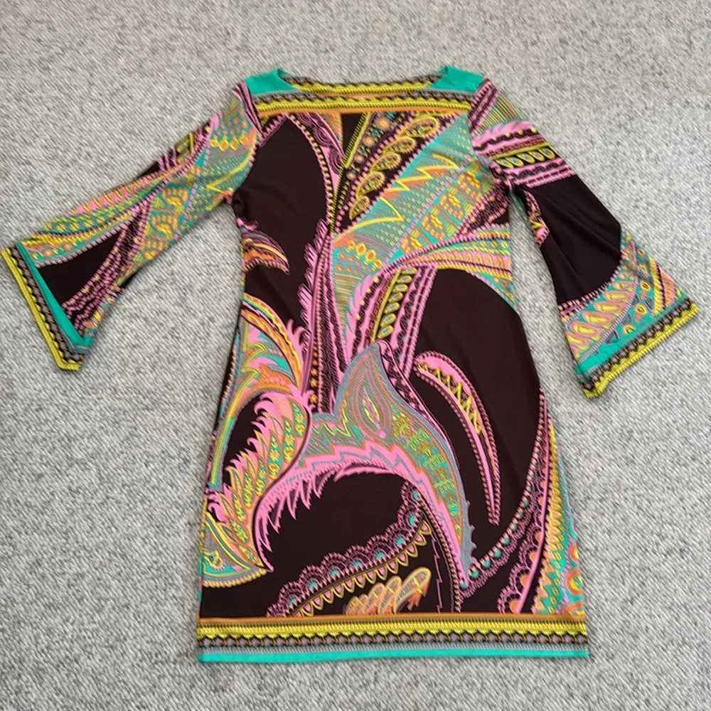 Boho  Paisley Print Dress - Picture 4 of 8